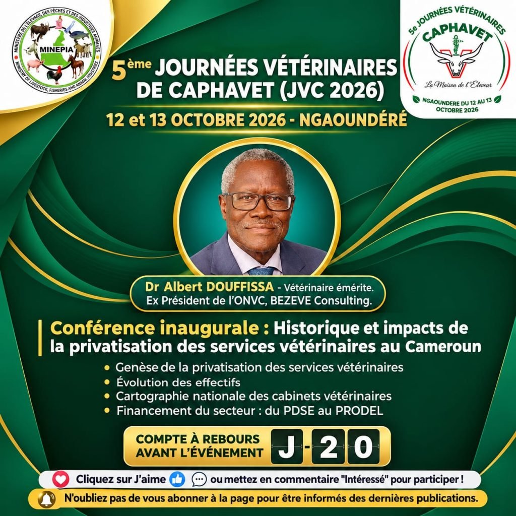 Dr Albert DOUFEISSA, intervenant des JVC 2026